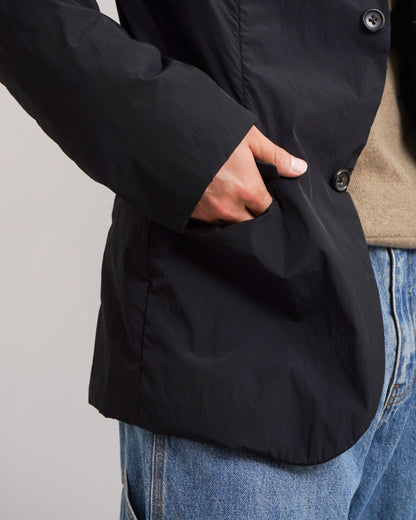 JIL SANDER nylon 3 button tailored jacket