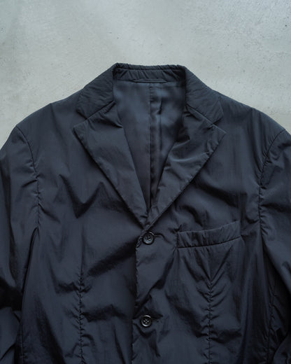 JIL SANDER nylon 3 button tailored jacket