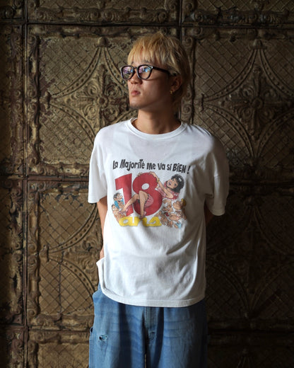 Erotic Euro Design Print Tee