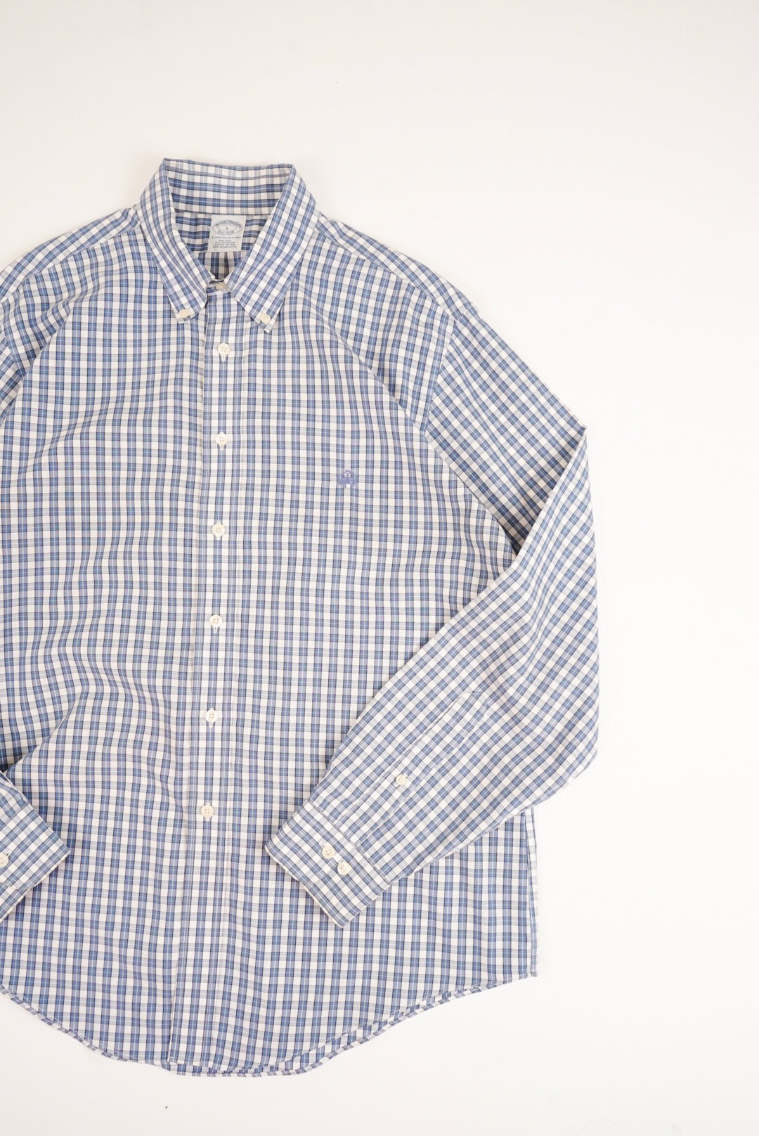 BROOKS BROTHERS button down check shirt