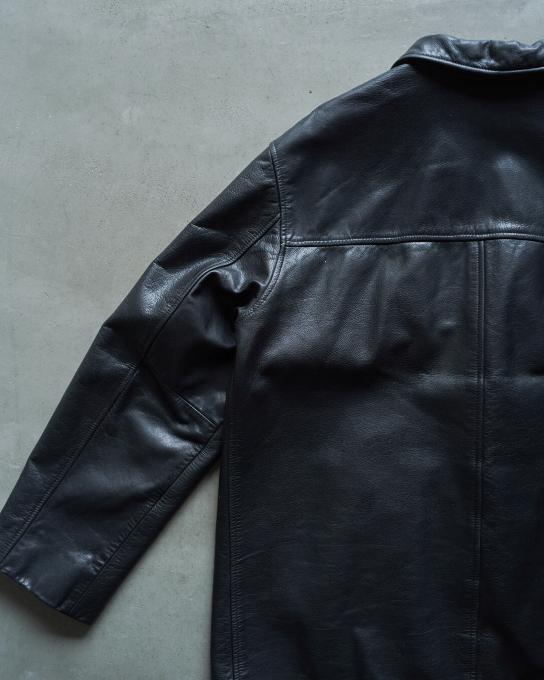 banana republic leather car coat jacket