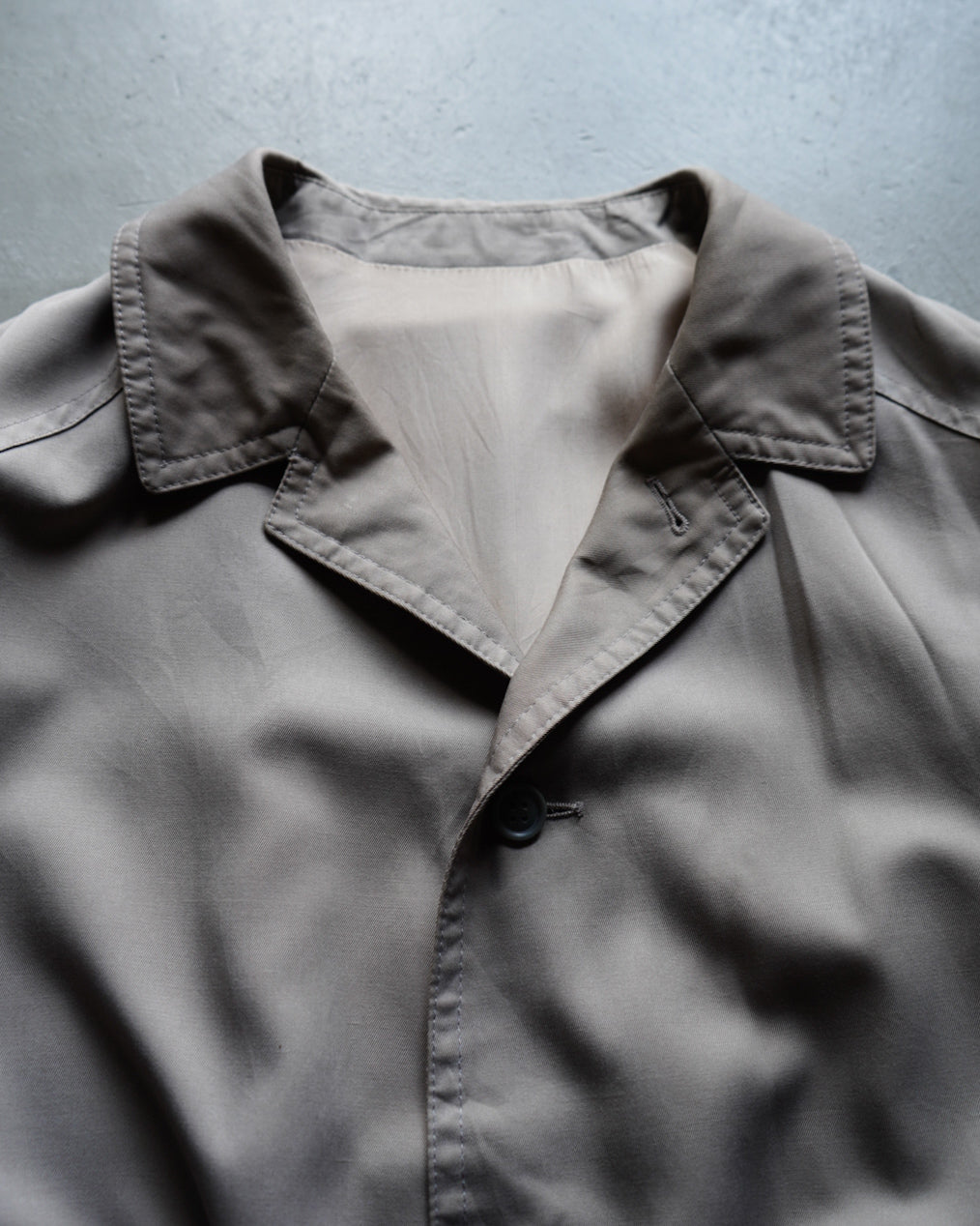 80s euro wool gabardine design swing top