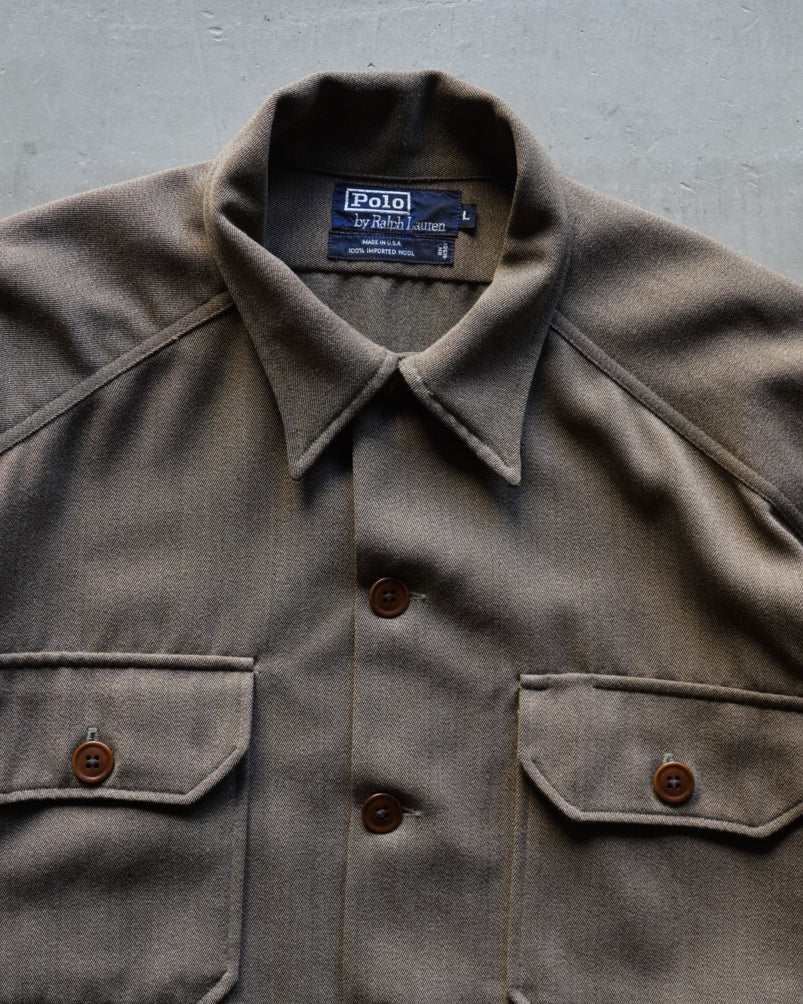 POLO Ralph Lauren  wool Dual Chest Pocket Design shirt