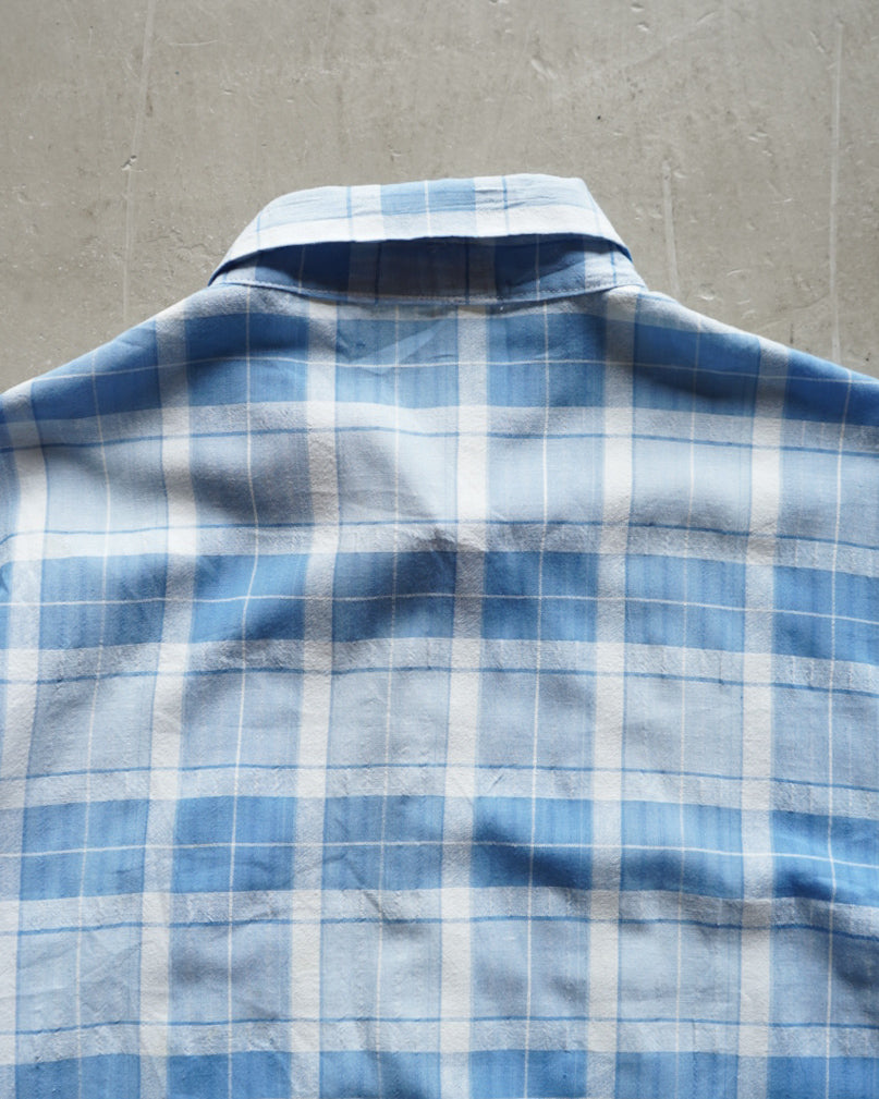 UOMO MODA check design shirt
