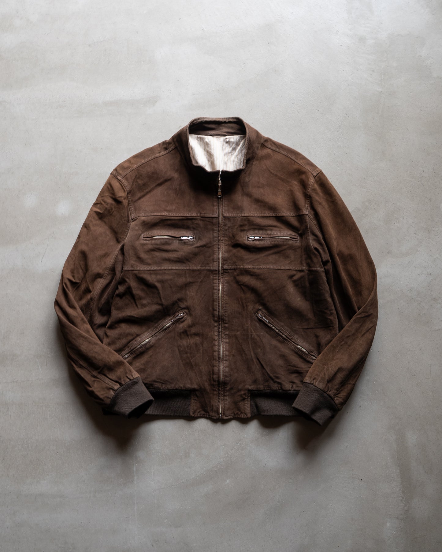 DESIREE suede leather jacket