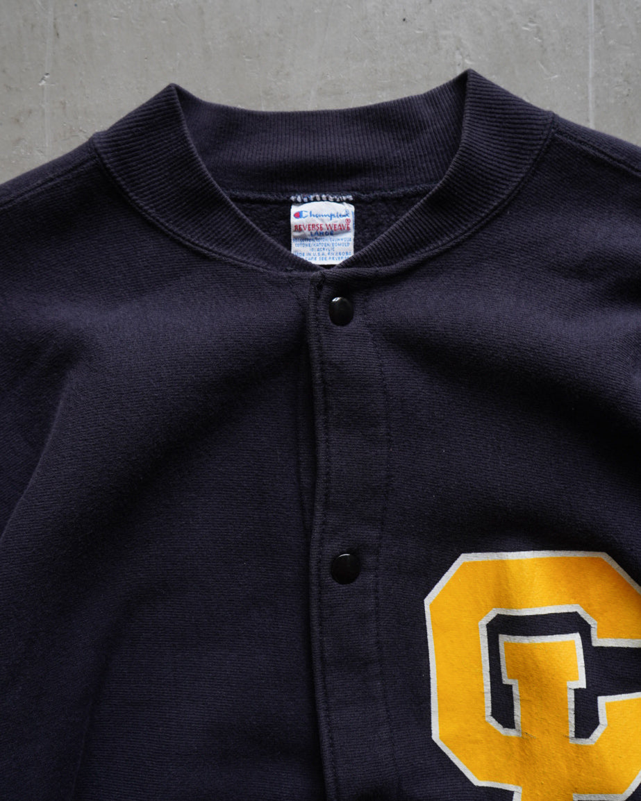 90s champion reverse weave  snap design sweat cardigan