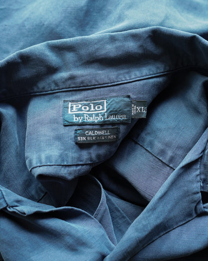 Ralph Lauren "CALDWELL" open collar shirt