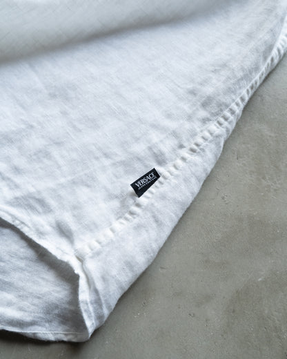 versace linen short sleeve shirts