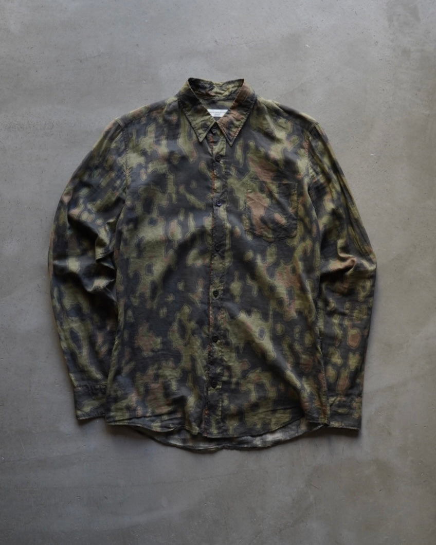 DRIES VAN NOTEN Cotton Sheer All-over design shirt