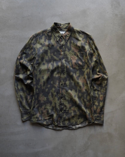 DRIES VAN NOTEN Cotton Sheer All-over design shirt