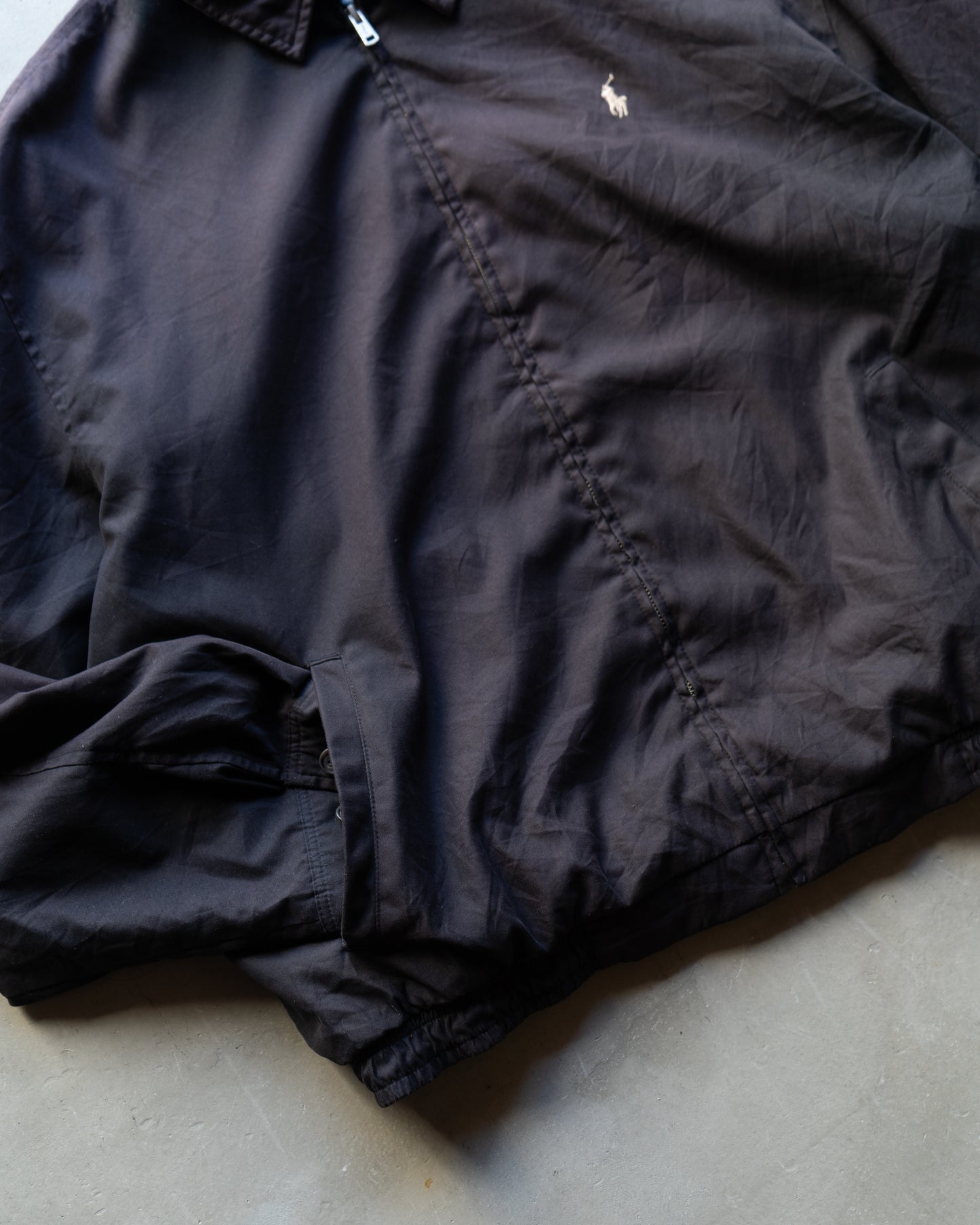 Ralph Lauren logo design sun faded swing top