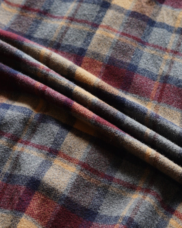 LACOSTE fleece quilting zip-up jacket