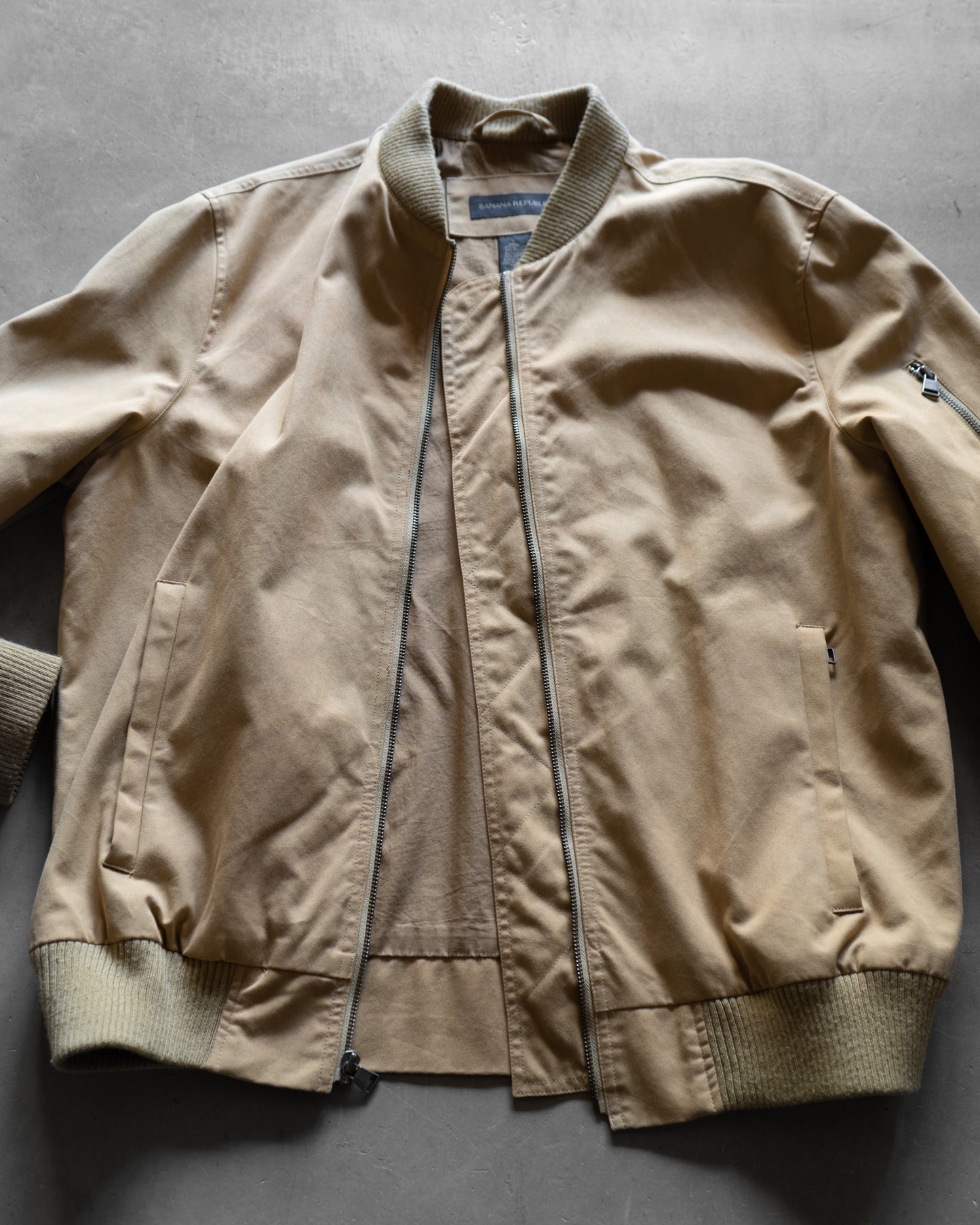 BANANA REPUBLIC cotton ma-1 type jacket