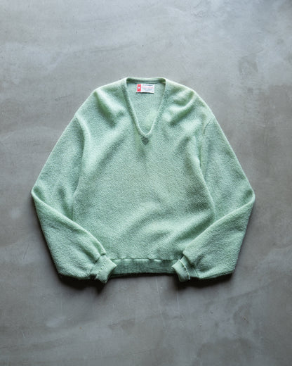 60's Puritan mohair wool v neck knit
