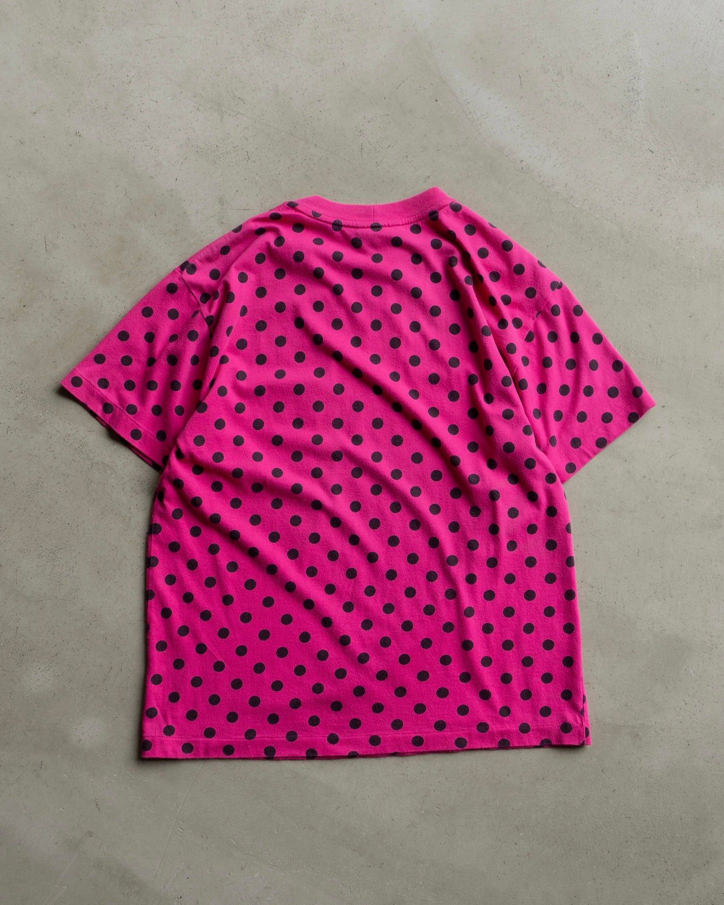 90's nordstrom dot design pocket tee