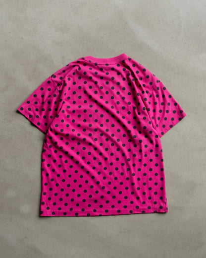 90's nordstrom dot design pocket tee