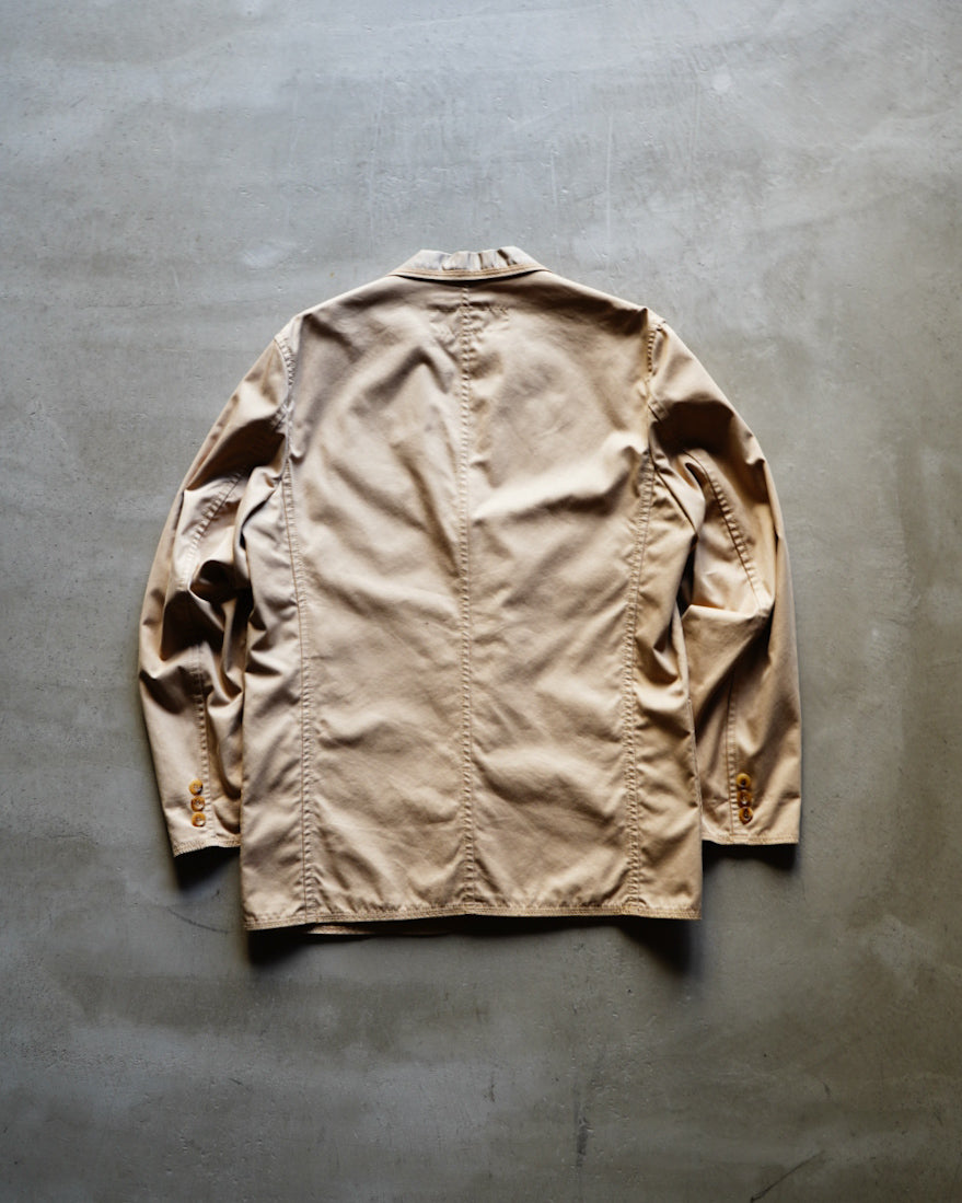 COMME des garçon Inside-Out Cotton Twill Tailored Jacket