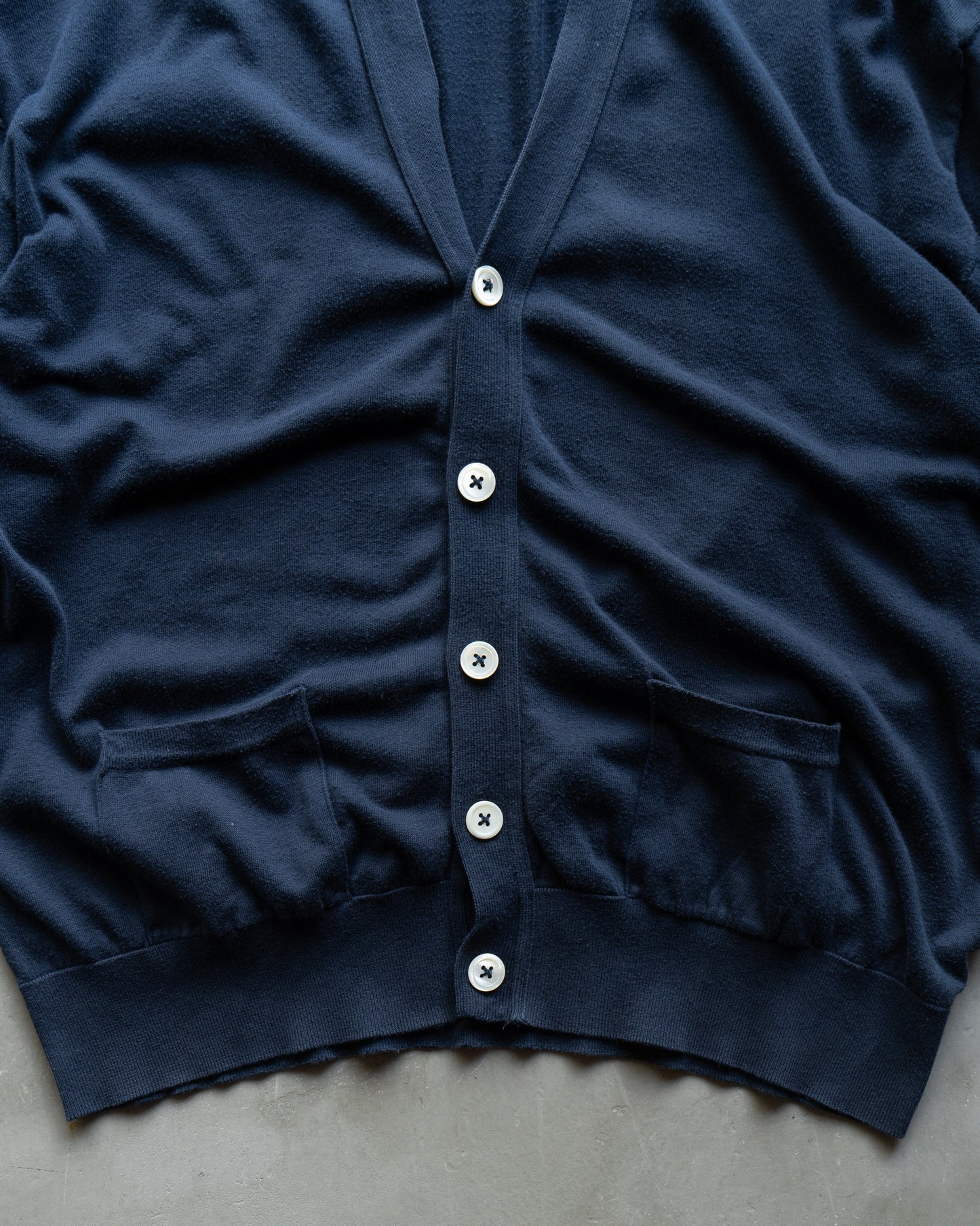 Ralph Lauren cotton design cardigan "made in Great Britain"