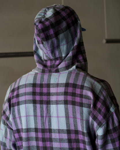 90s Cotton Check Mexican Parka