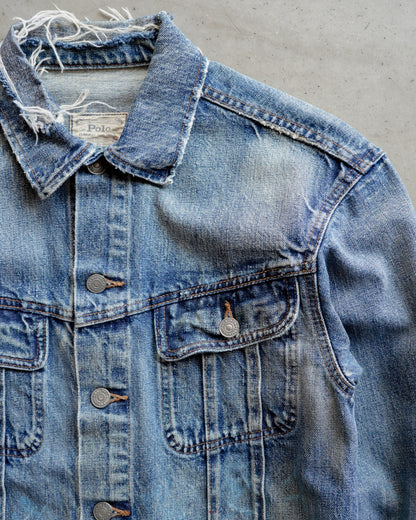 Ralph Lauren damaged denim jacket