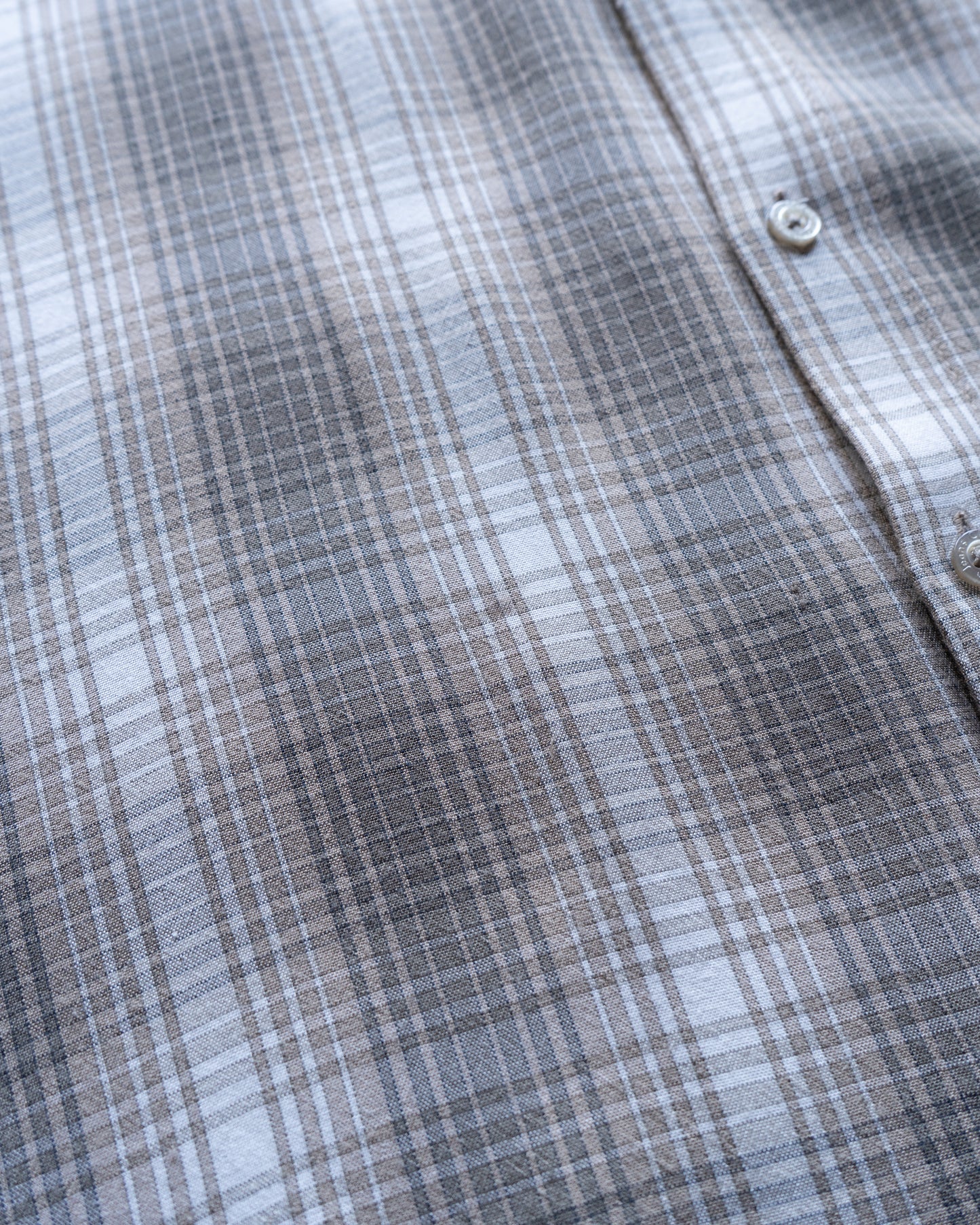 Calvin Klein Jeans viscose ombre check s/s shirts