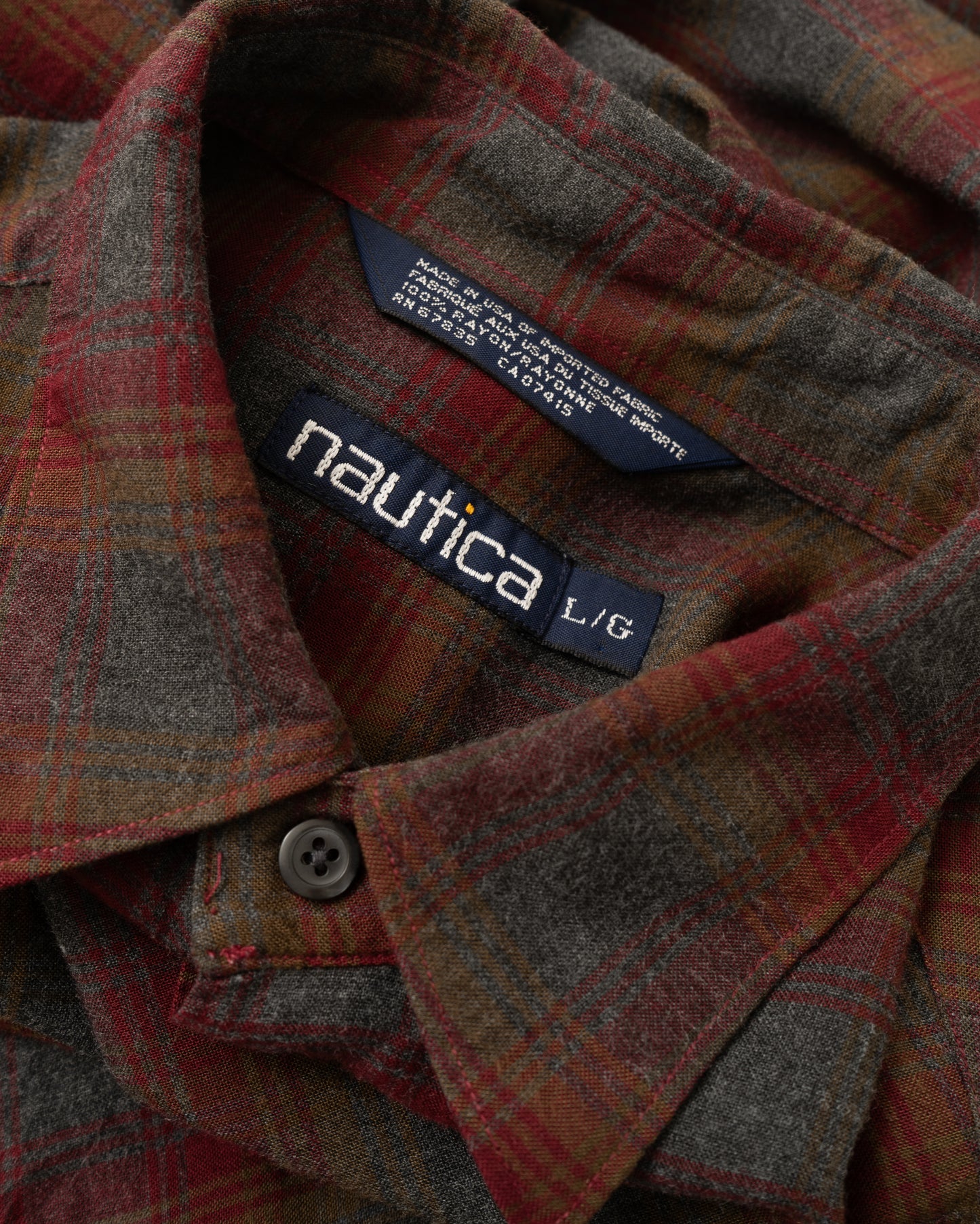 NAUTICA check rayon shirts
