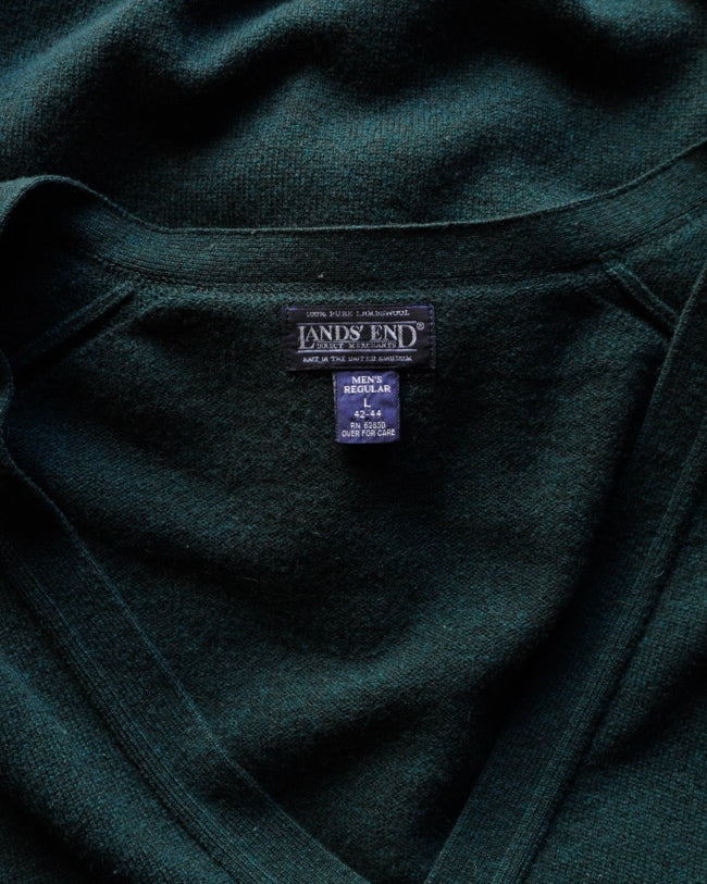 Lands’ End  wool knit cardigan
