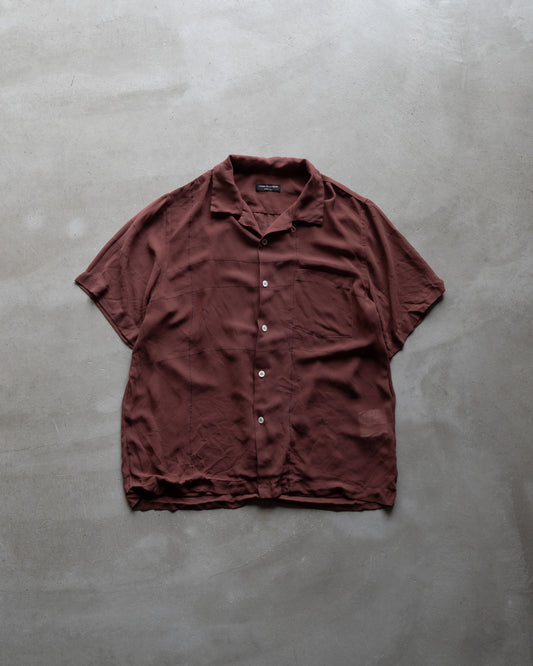 AD2002 comme des garçons homme plus see through s/s shirts