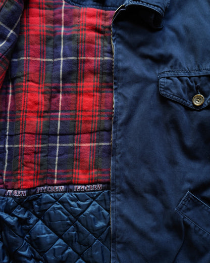 IVY CREW check liner harrington Jacket