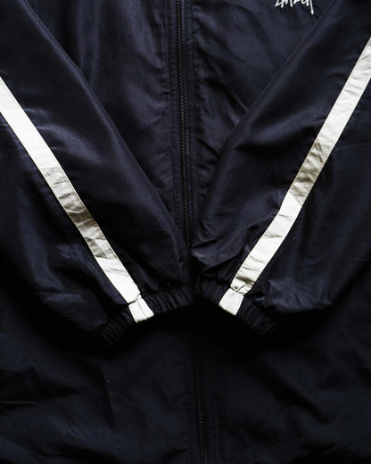 90s old stussy sports nylon zip-up jacket