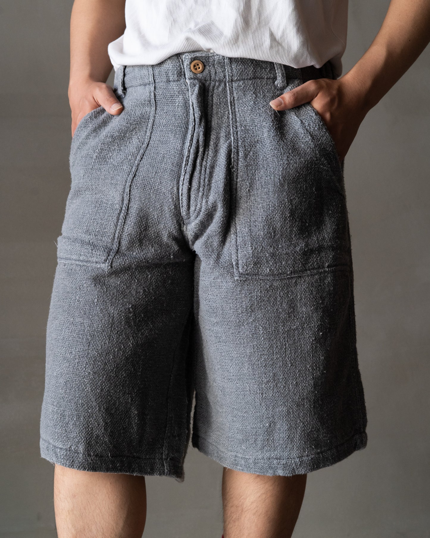 4 pocket Cotton Work Design Long Shorts