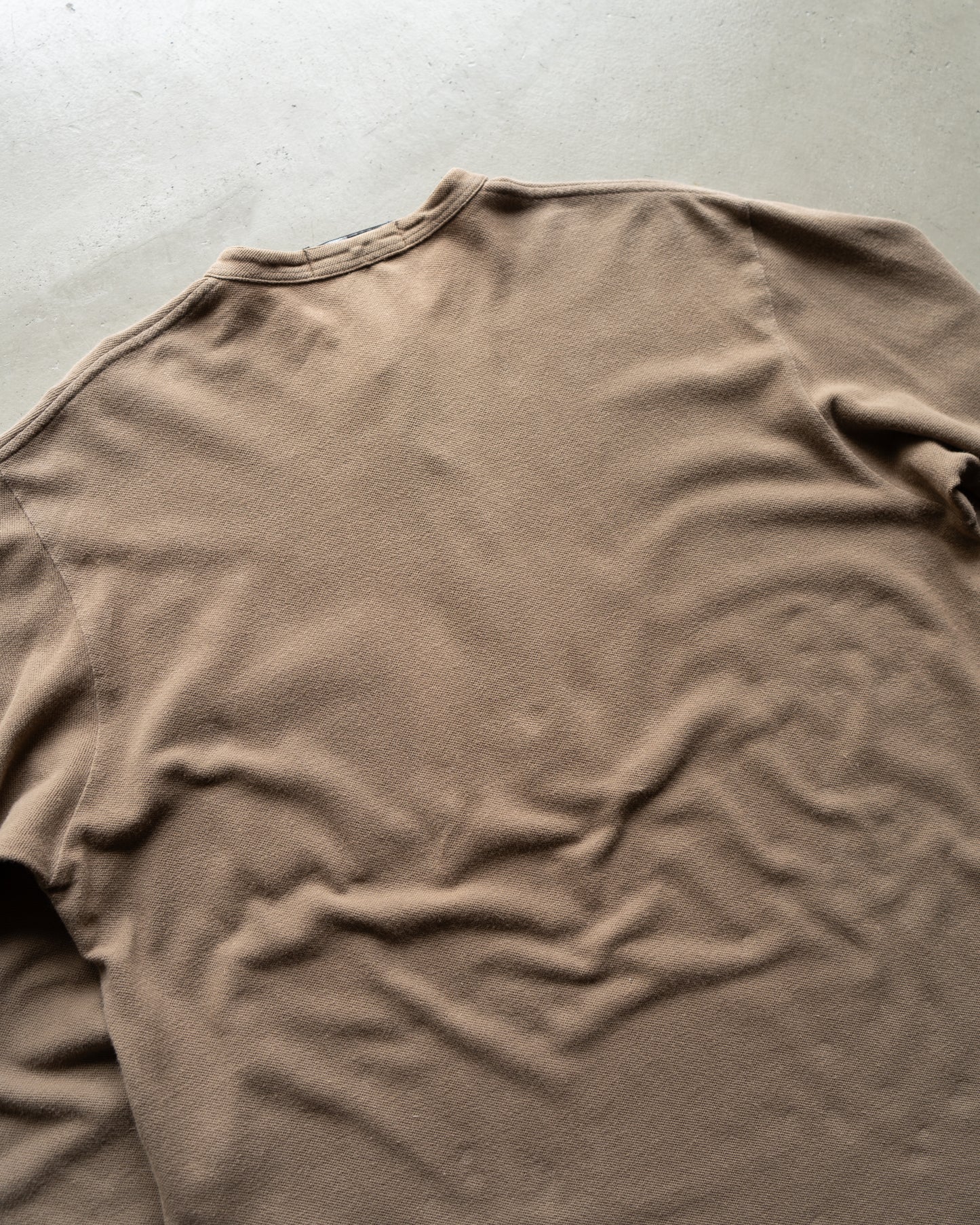 Ralph Lauren henry neck cotton long sleeve shirts