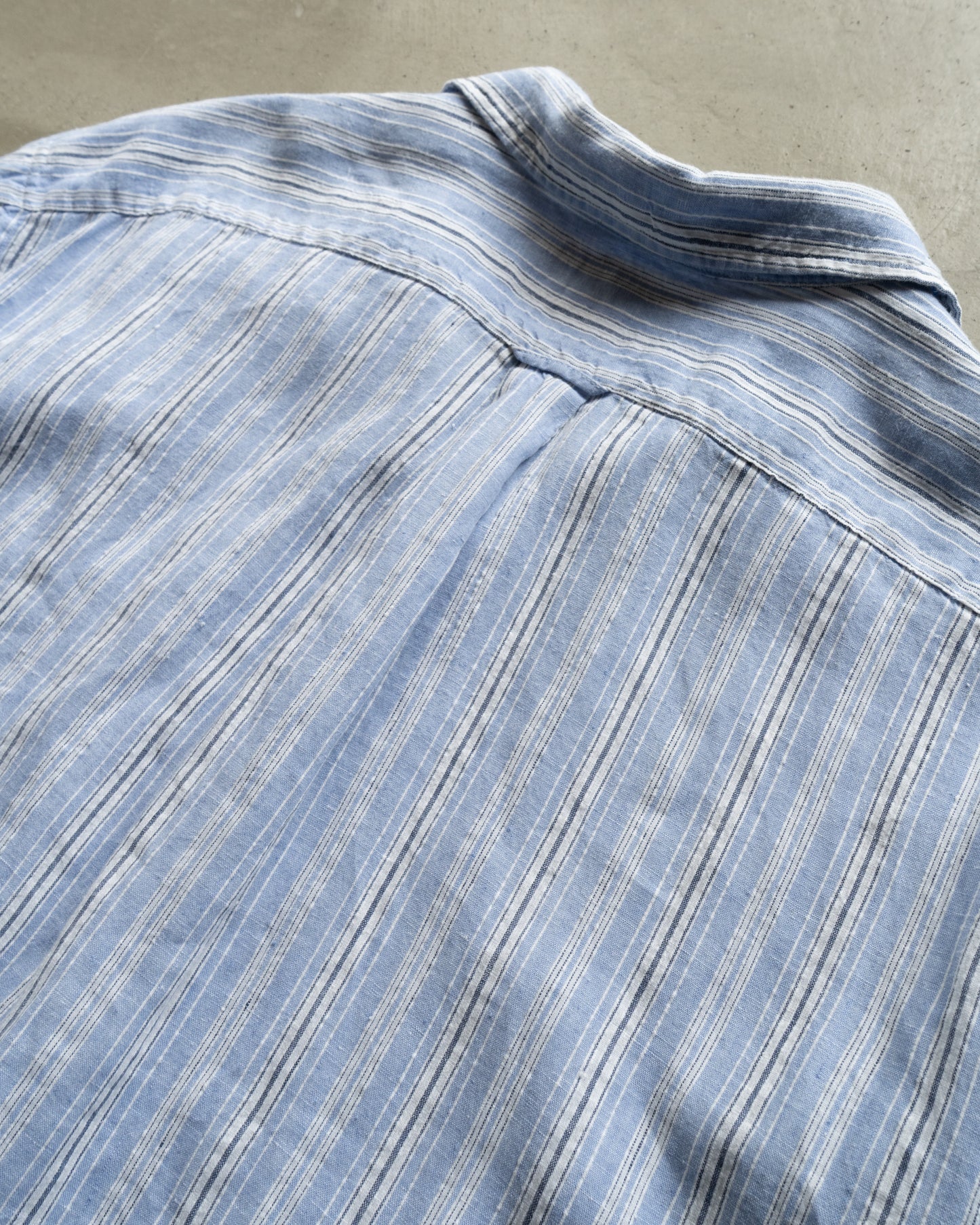 Ralph Lauren "Caldwell" linen open collar shirts