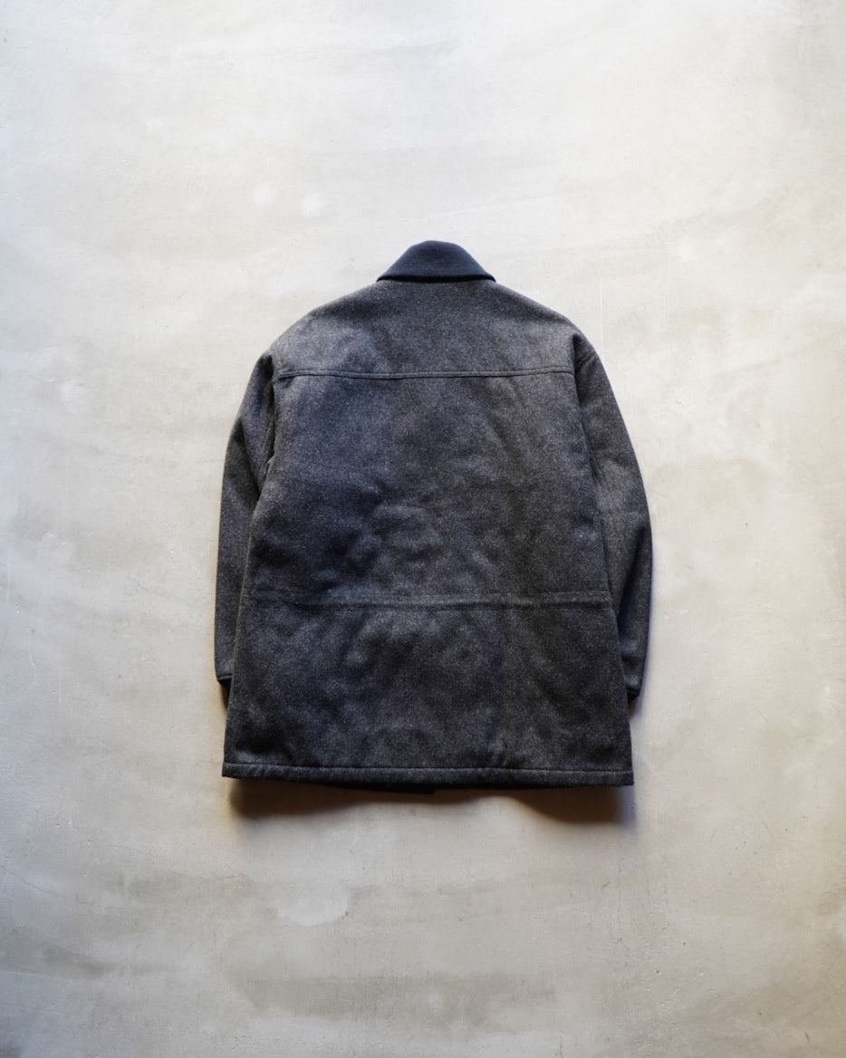 90s GRIND acrylic wool shawl collar design jacket