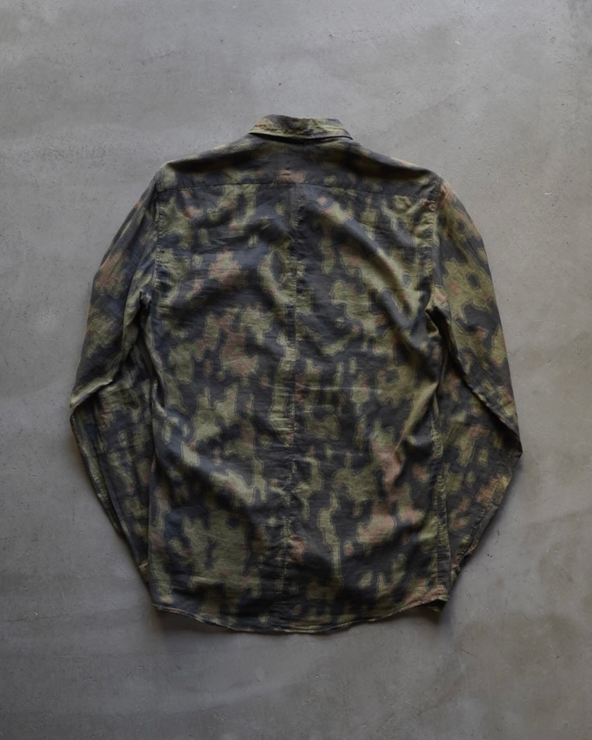 DRIES VAN NOTEN Cotton Sheer All-over design shirt