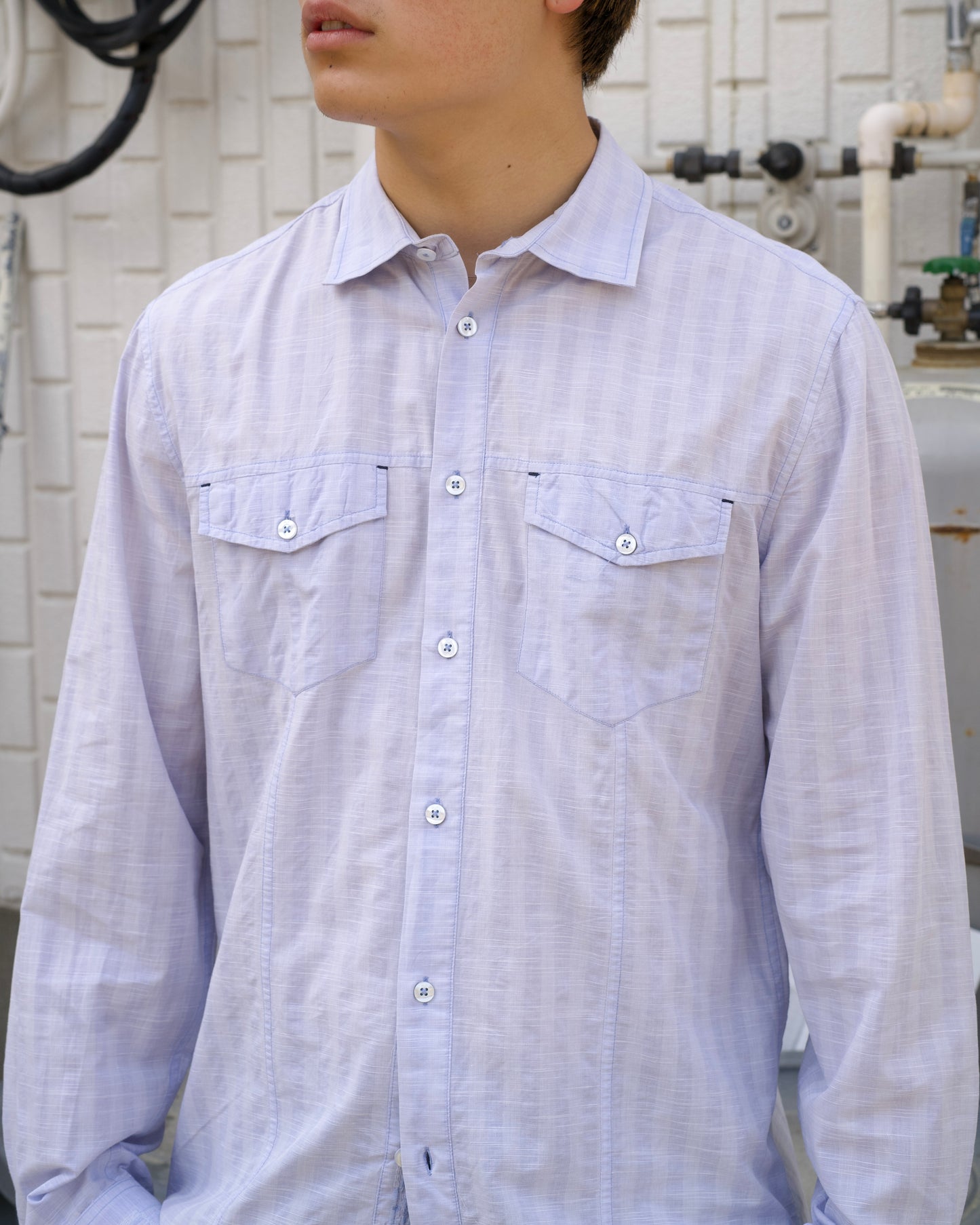 Armani Exchange thin cotton design shirts