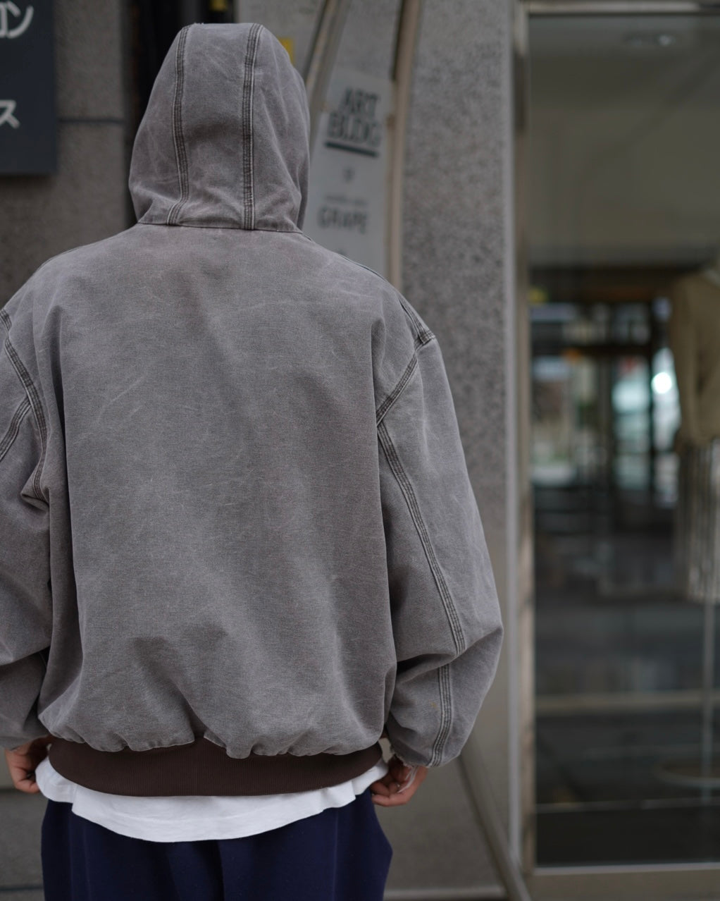 Carhatt Faded Destroyed Active Parka Jacket