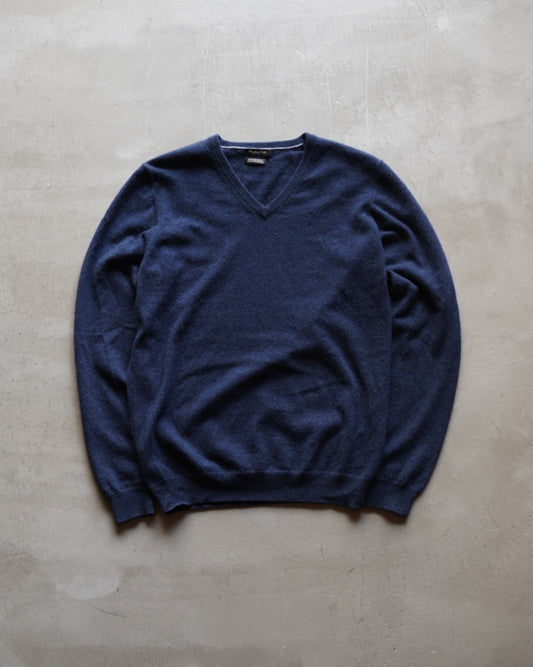 "ladies" Massimo Dutti cashmere shallow v neck knit  sweater