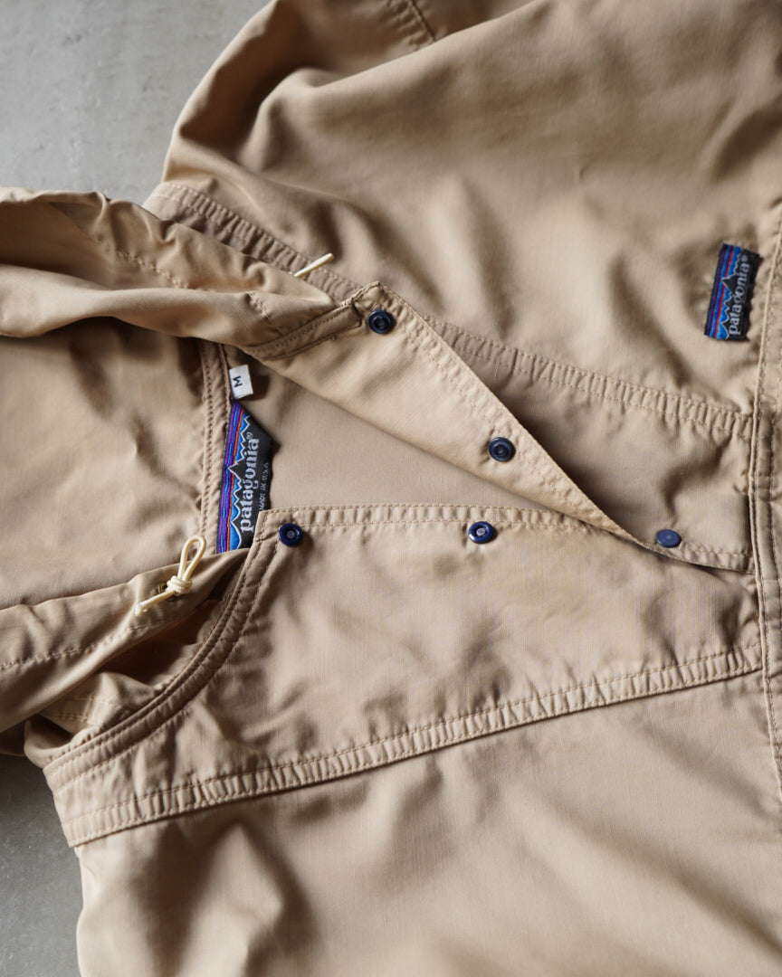 80s Patagonia baggies foodie pullover made in USA