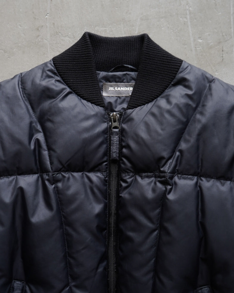 00s JIL SANDER bomber type down jacket