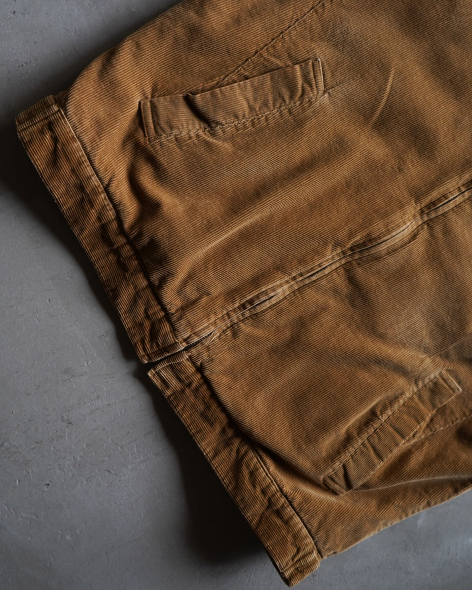 80s Corduroy padded jacket