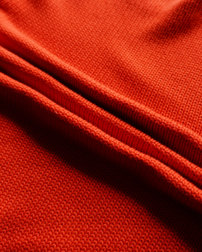 Ralph Lauren Purple Label cotton clue neck knit sweater