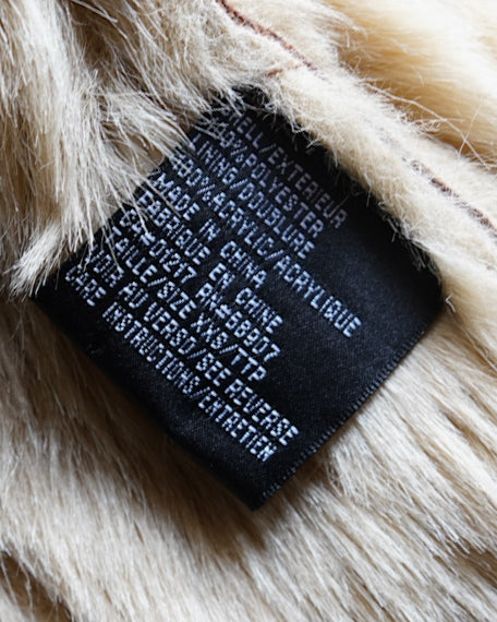 "ladies"Plush Lined Design fake mouton short jacket