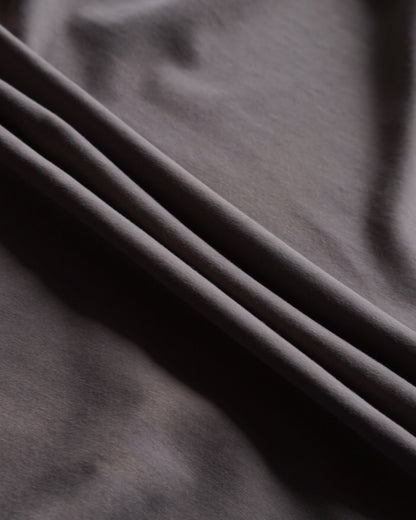 wool rich cotton sweat design long t-shirt