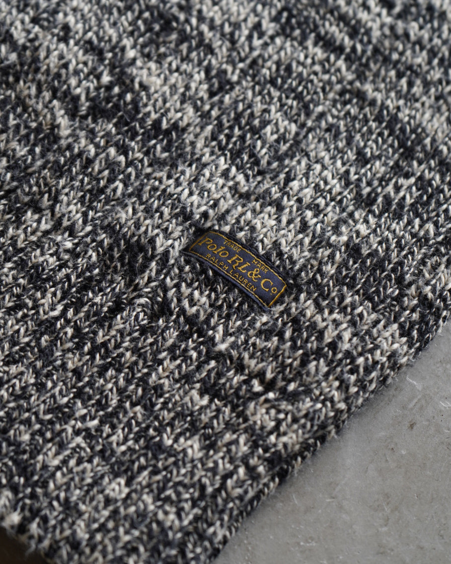 90s-00s Polo Ralph Lauren marble cable knit sweater