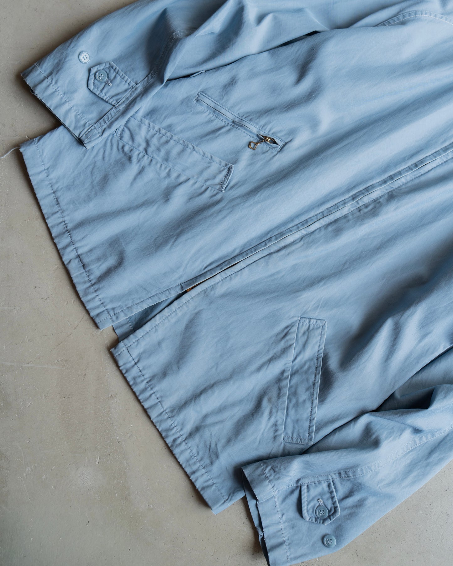 40's "McGREGOR" light blue drizzler Sport jacket
