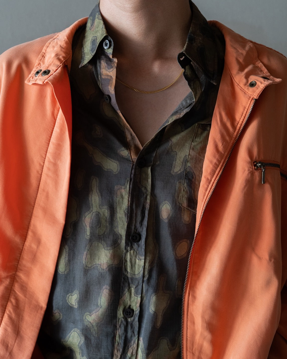 DRIES VAN NOTEN Cotton Sheer All-over design shirt