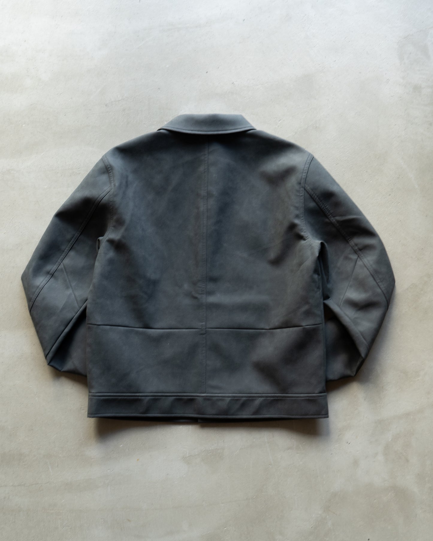 BANANA REPUBLIC fake leather tracker jacket