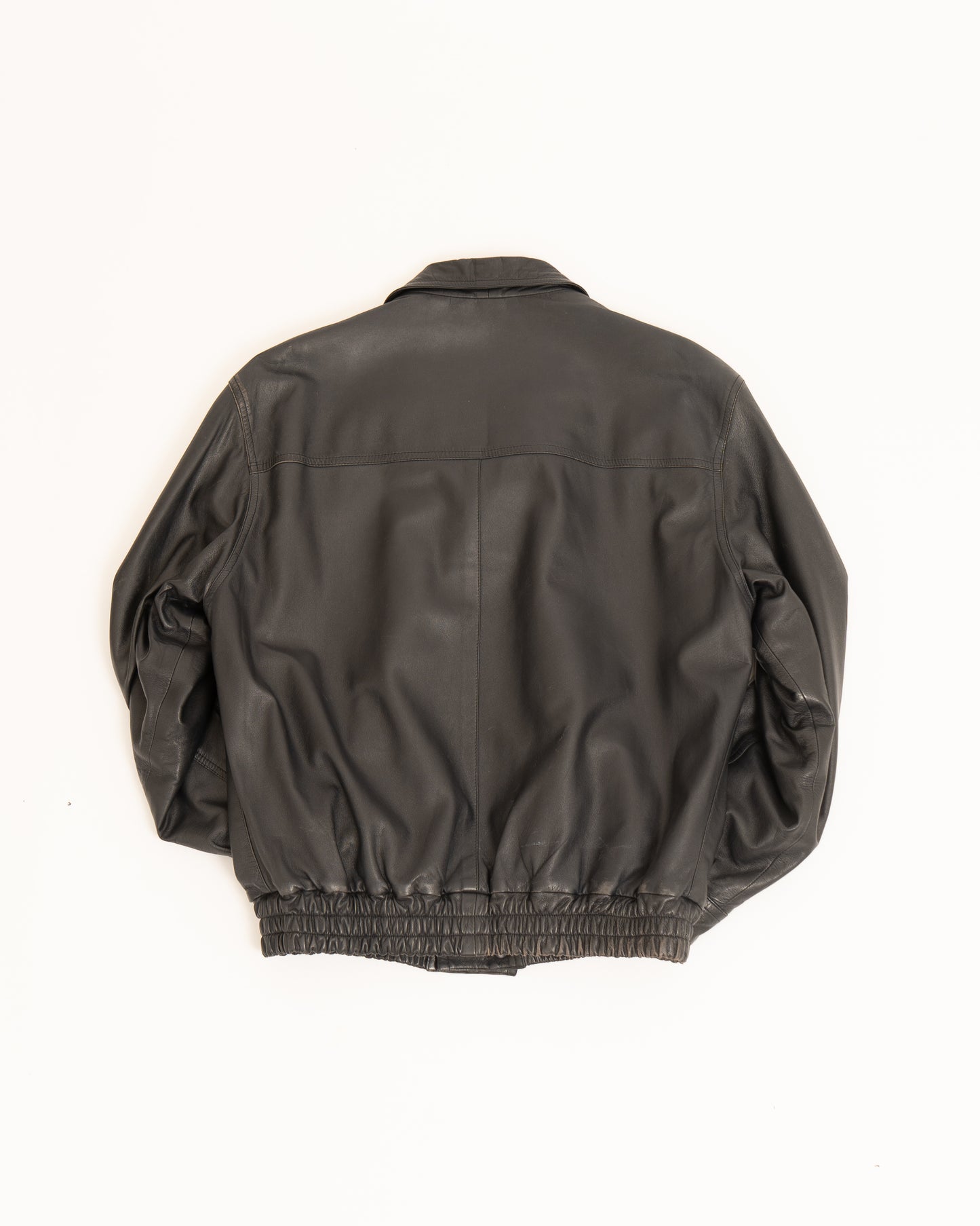 LANVIN front fly design leather jacket