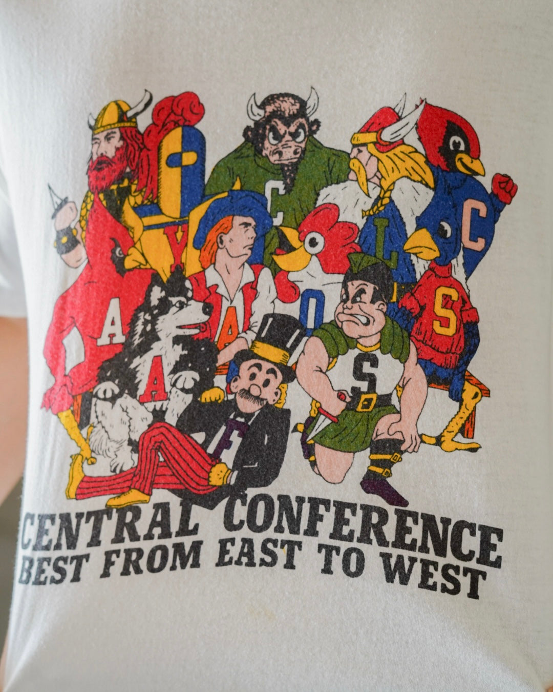 "Central Conference"Character Print tee